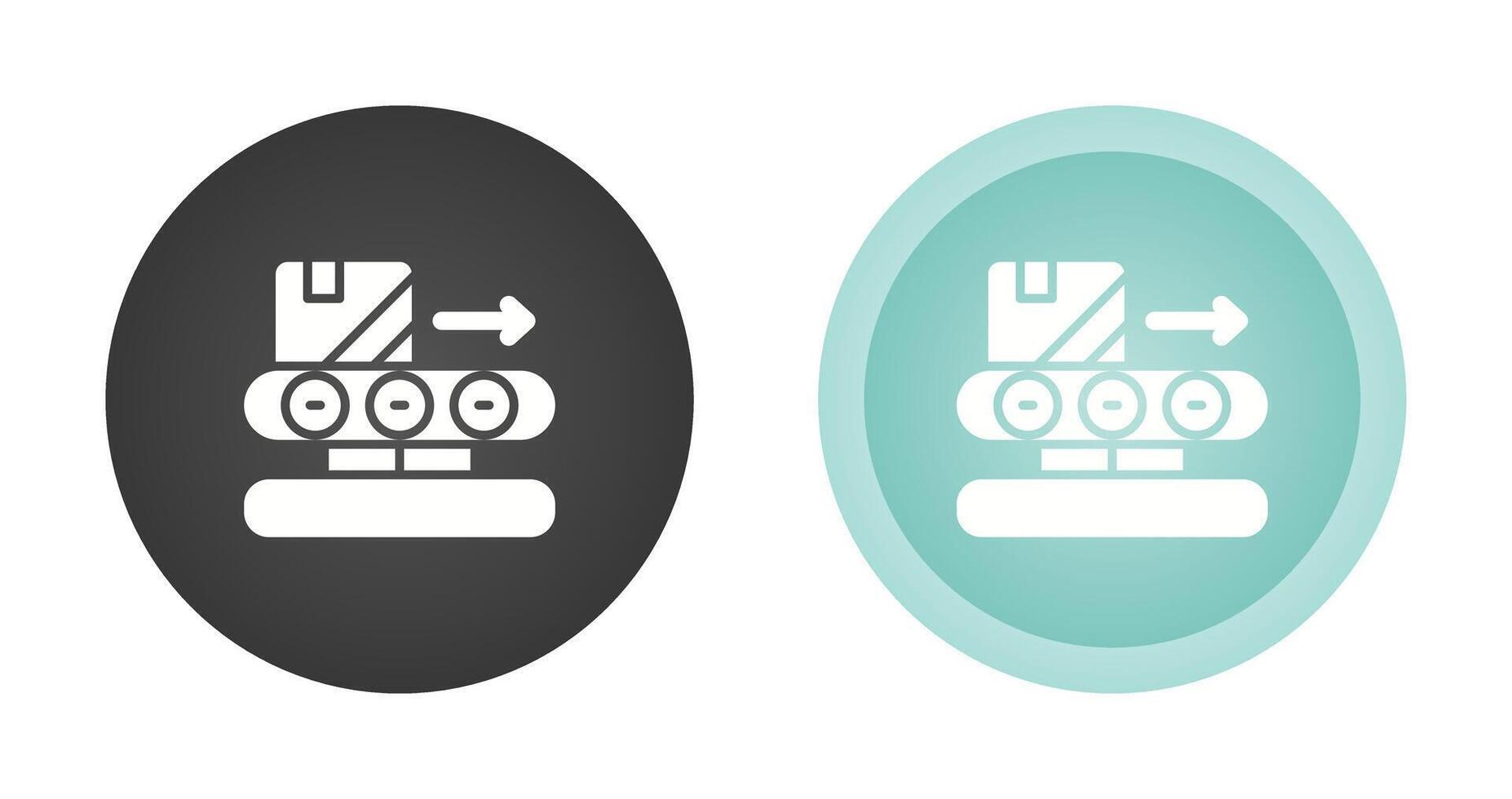 ícone de vetor de correia transportadora