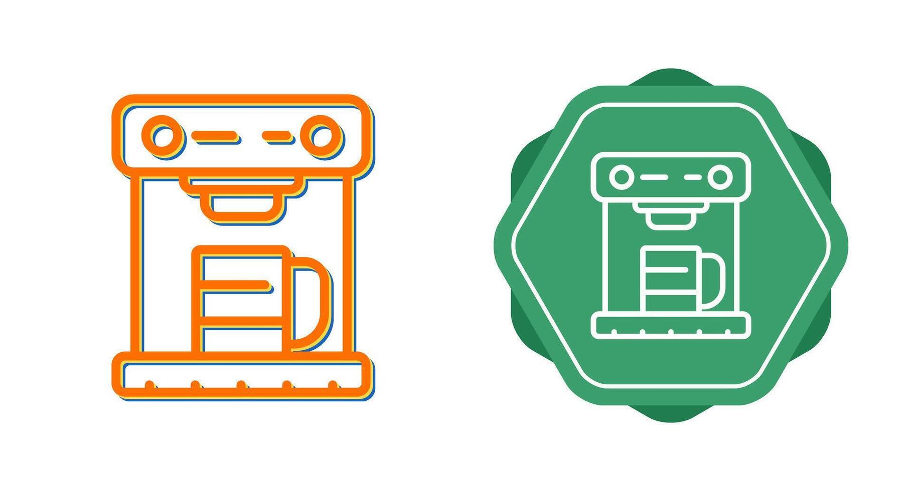 ícone de vetor de máquina de café