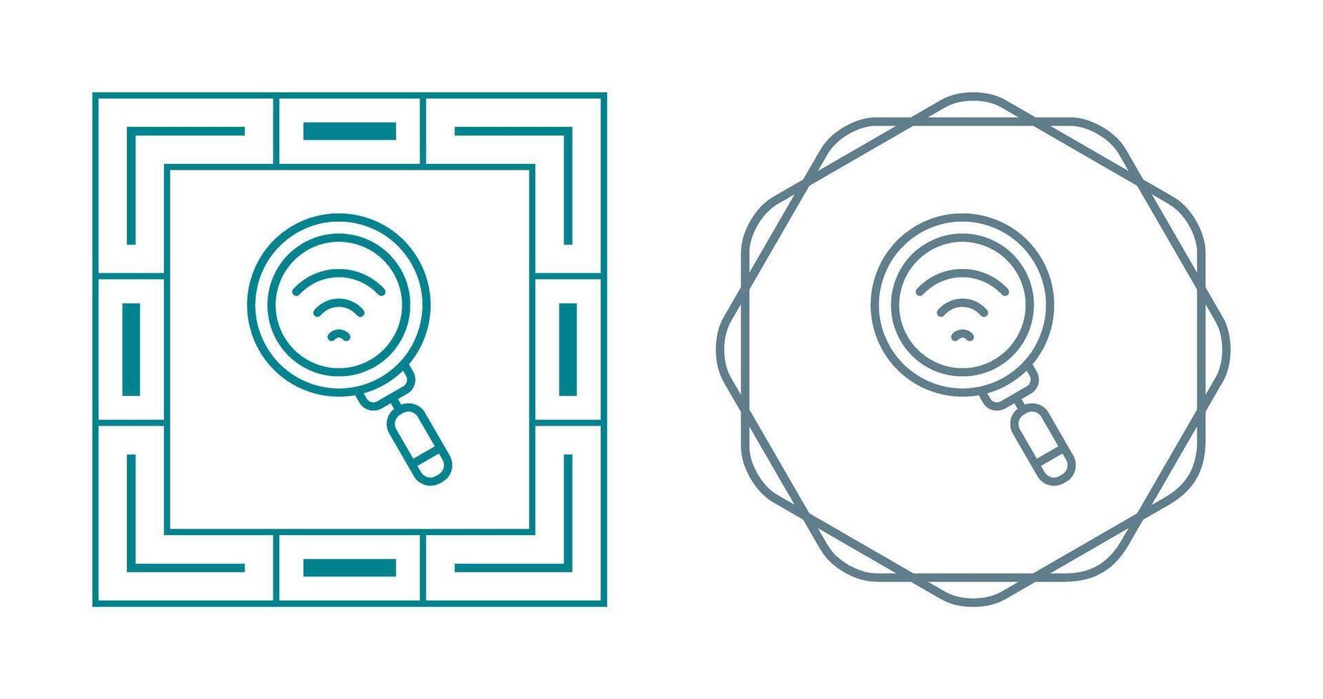 Wi-fi analisador vetor ícone