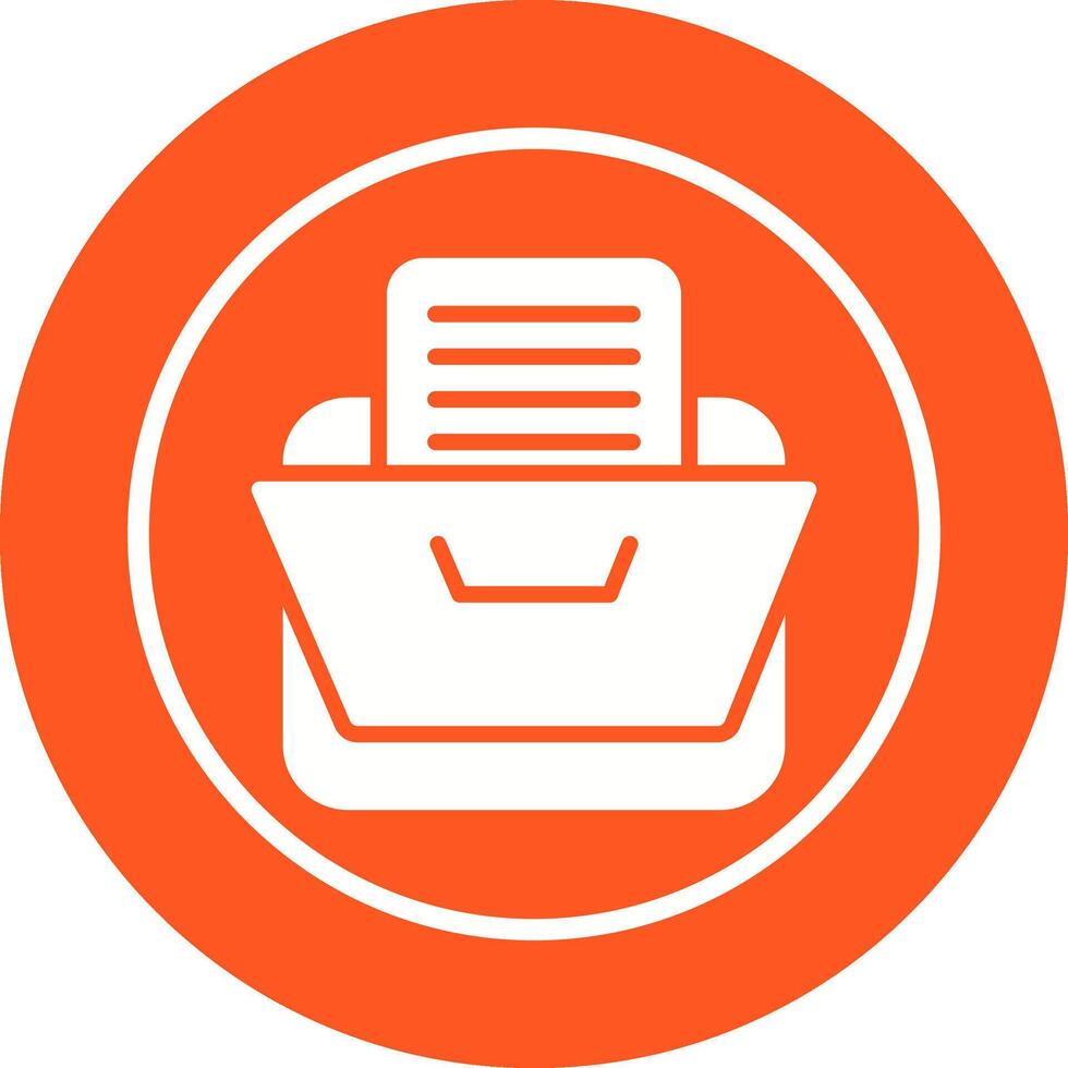 ícone de vetor de armário de arquivo