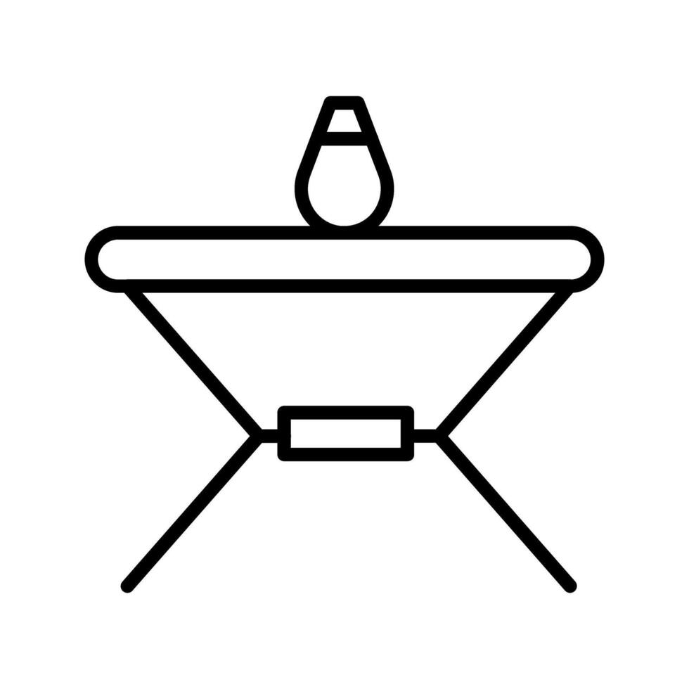 ícone de vetor de mesa de decoração
