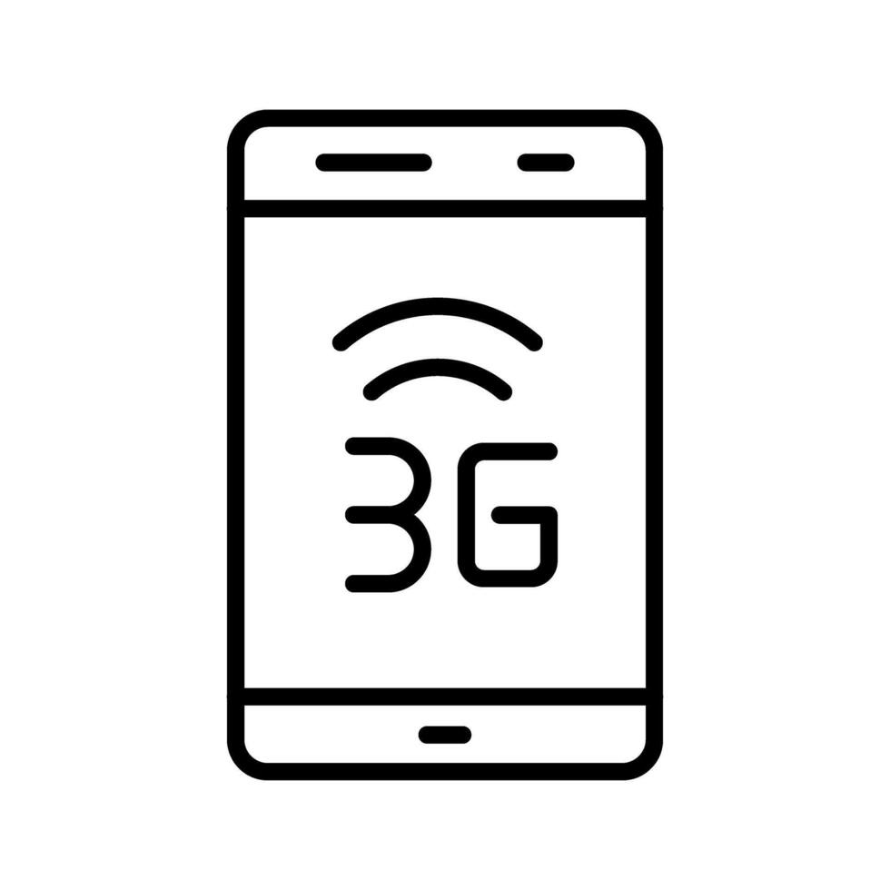 ícone de vetor 3g