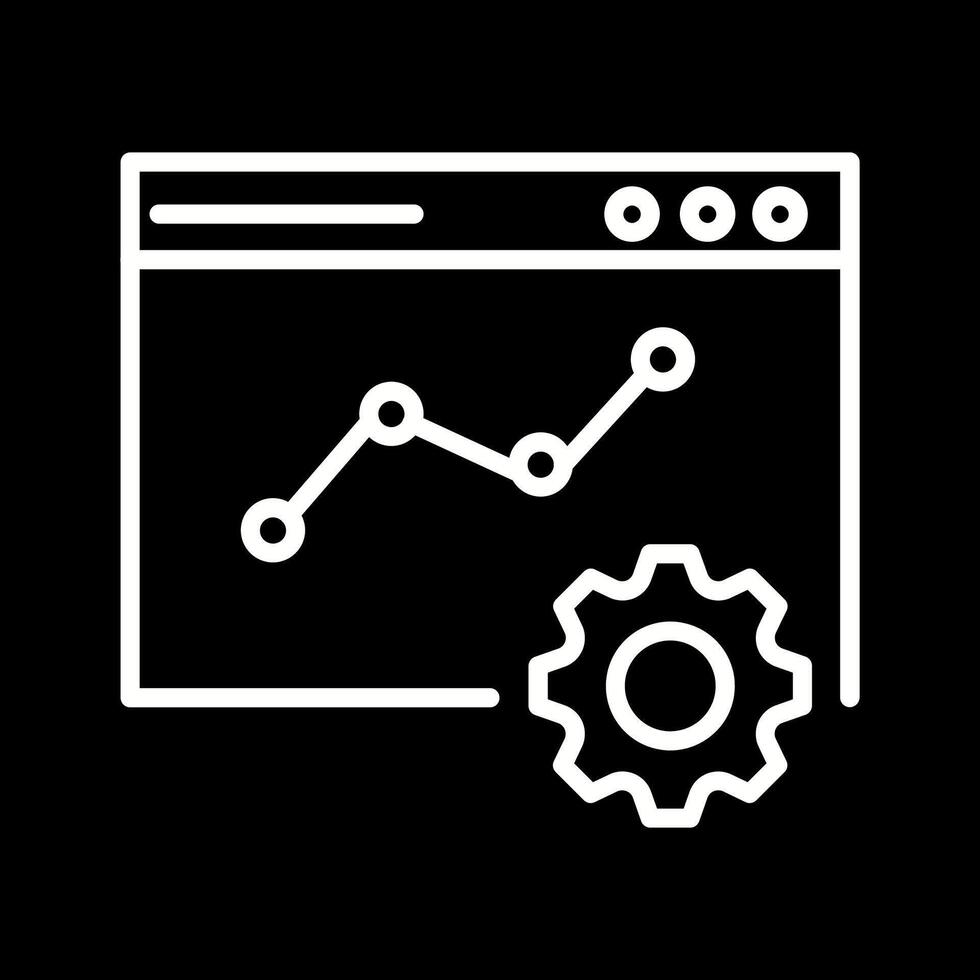 ícone de vetor de otimização da web