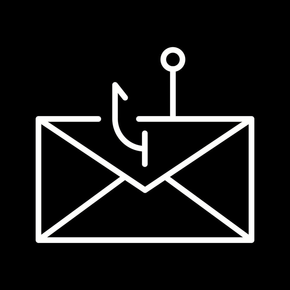 ícone de vetor de phishing