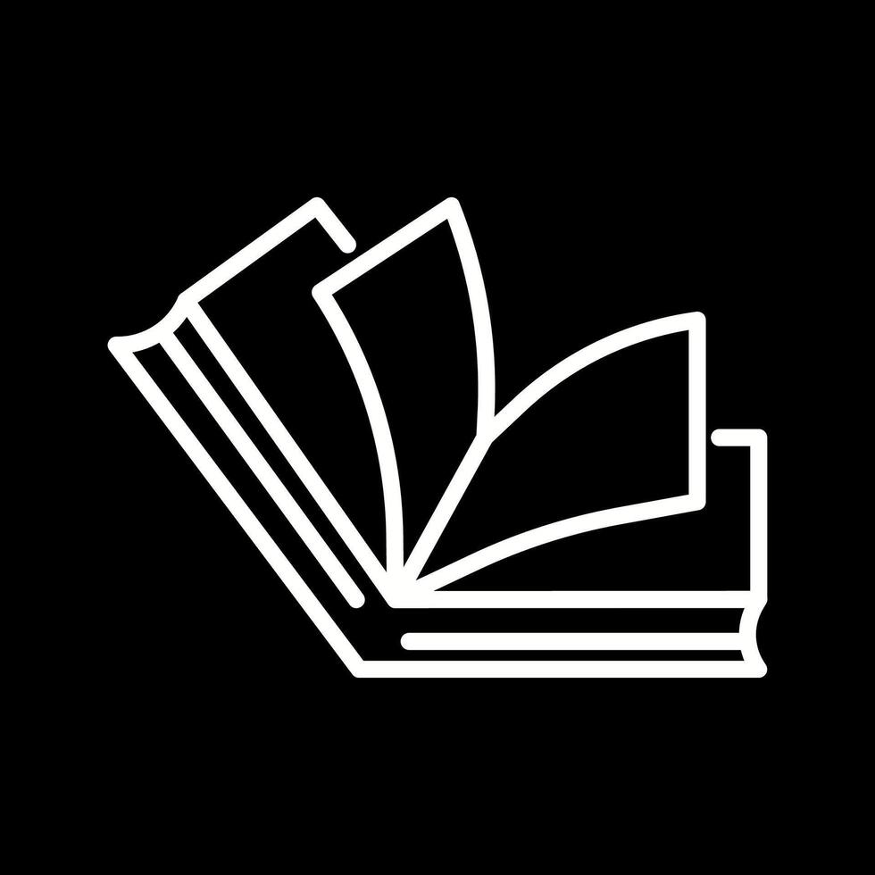 ícone de vetor de livro aberto