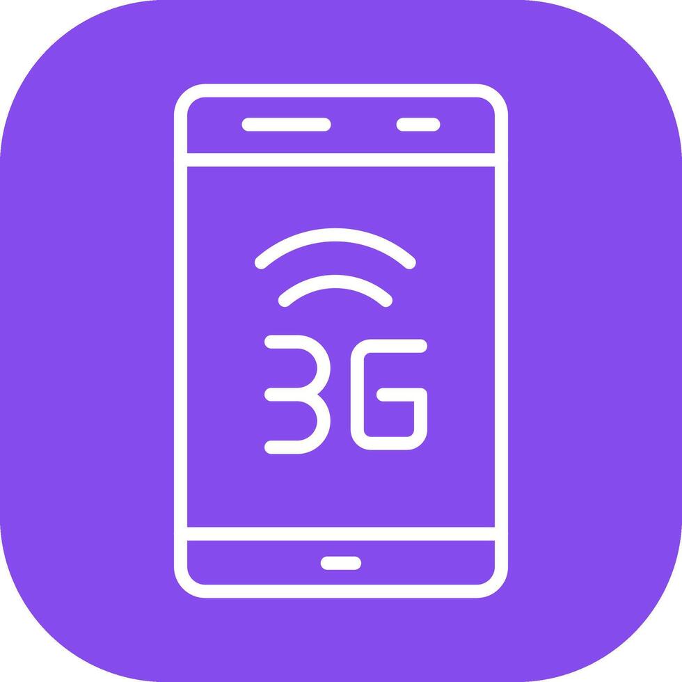 ícone de vetor 3g