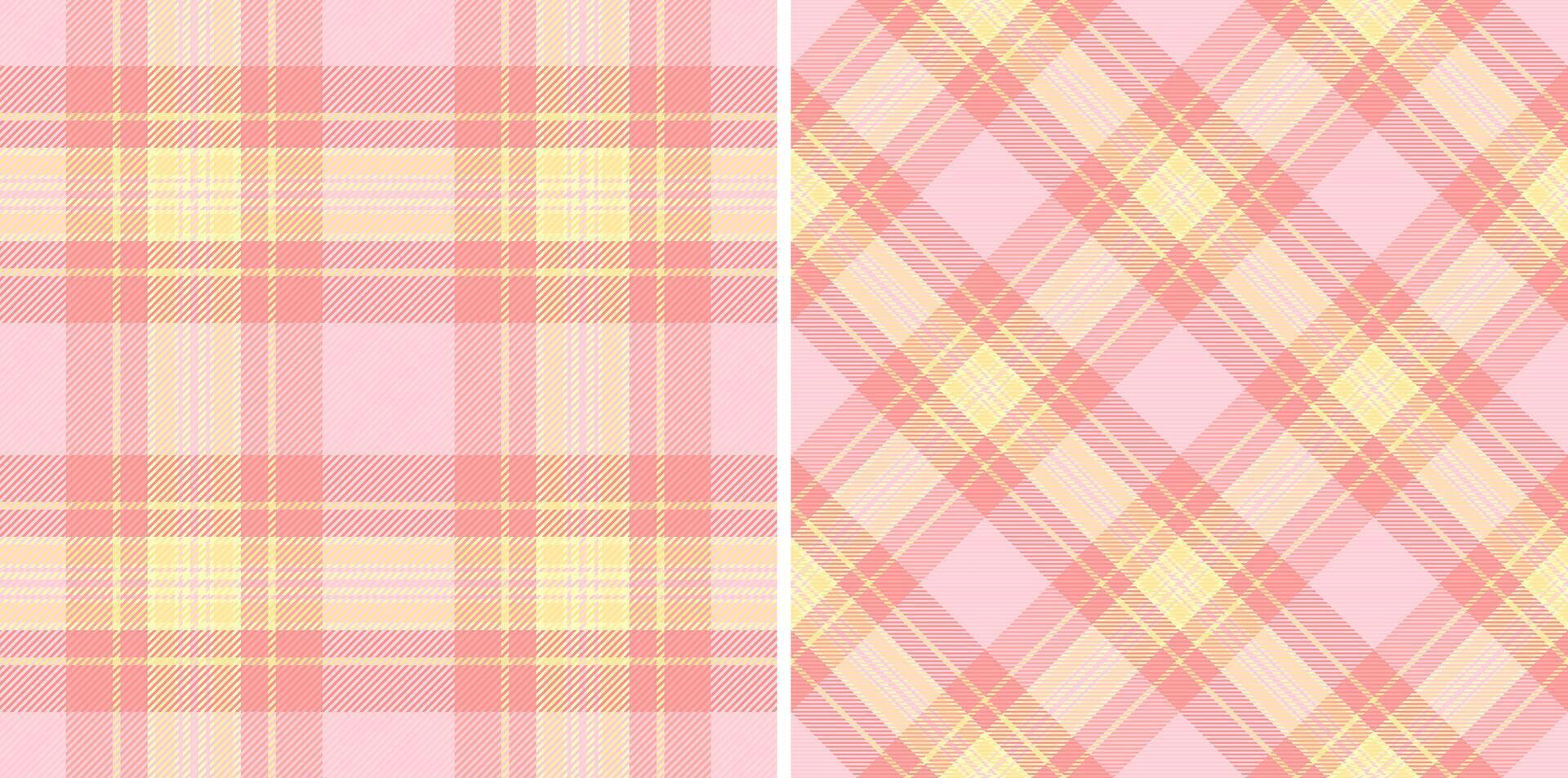 têxtil tartan xadrez do textura desatado fundo com uma vetor tecido Verifica padronizar.