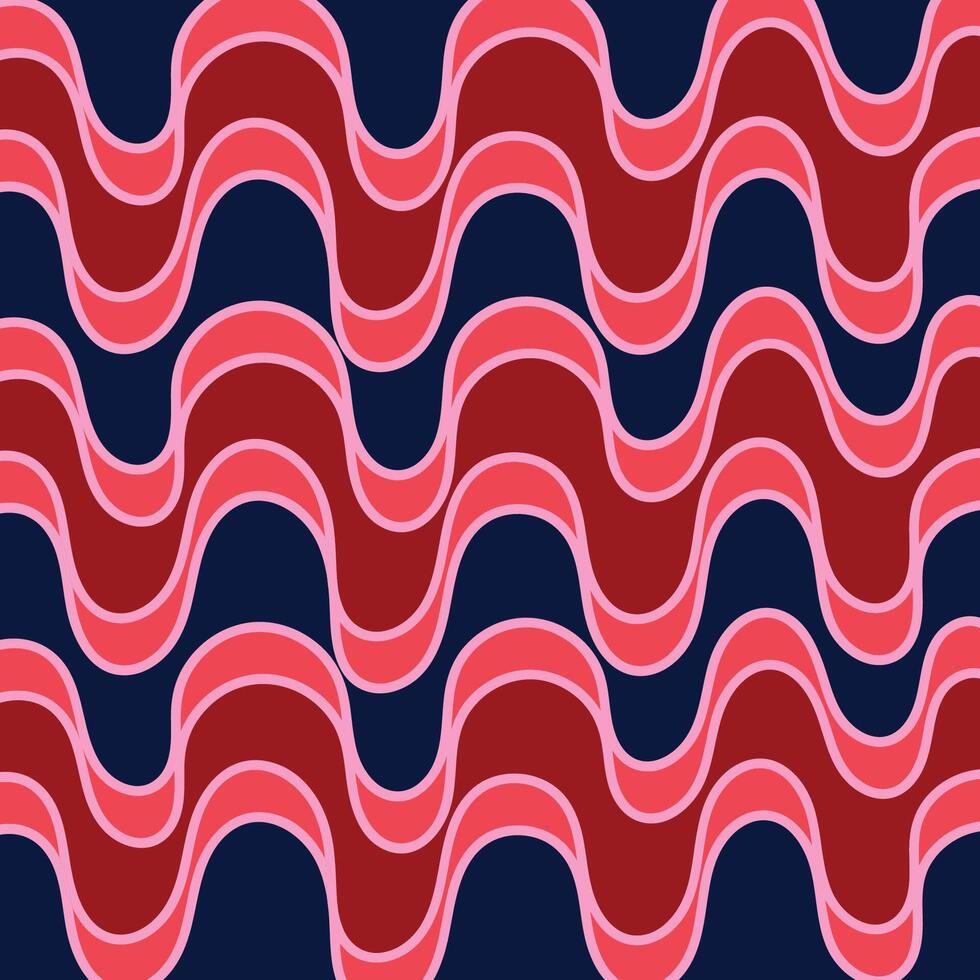 abstrato ondas padronizar vetor ilustração