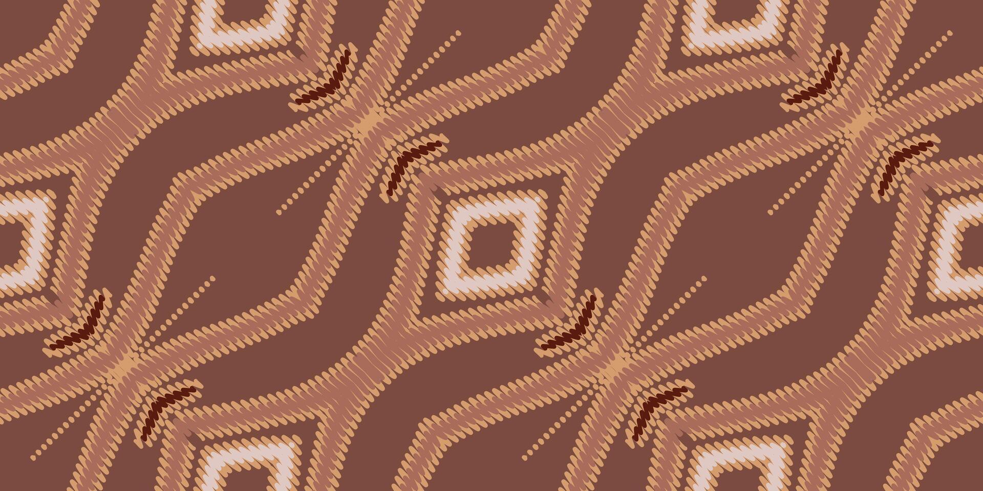 africano ikat paisley bordado. geométrico étnico oriental desatado padronizar tradicional fundo. asteca estilo abstrato vetor ilustração. Projeto para textura, tecido, roupas, invólucro, tapete.