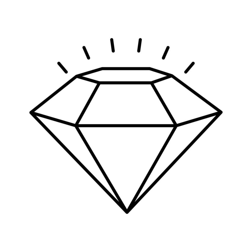 pegue isto na moda isométrico ícone do diamante, precioso pedra preciosa vetor