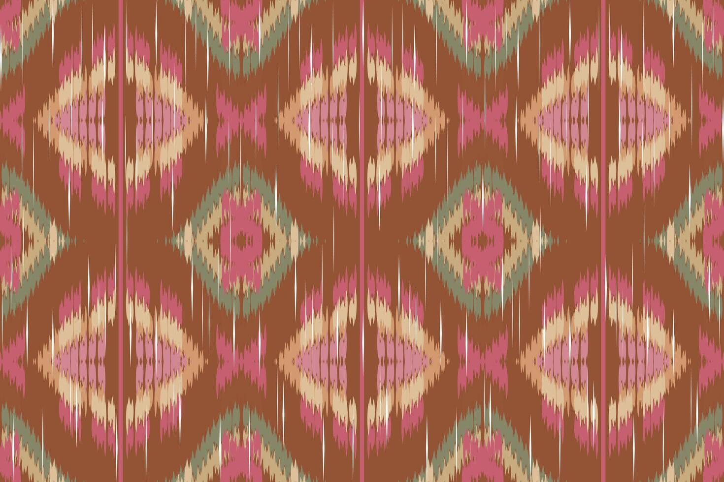 ikat paisley bordado em a tecido dentro Indonésia, Índia e ásia países.geométrico étnico oriental desatado padrão.aztec estilo. ilustração.design para textura,tecido,vestuário,embrulho,tapete. vetor