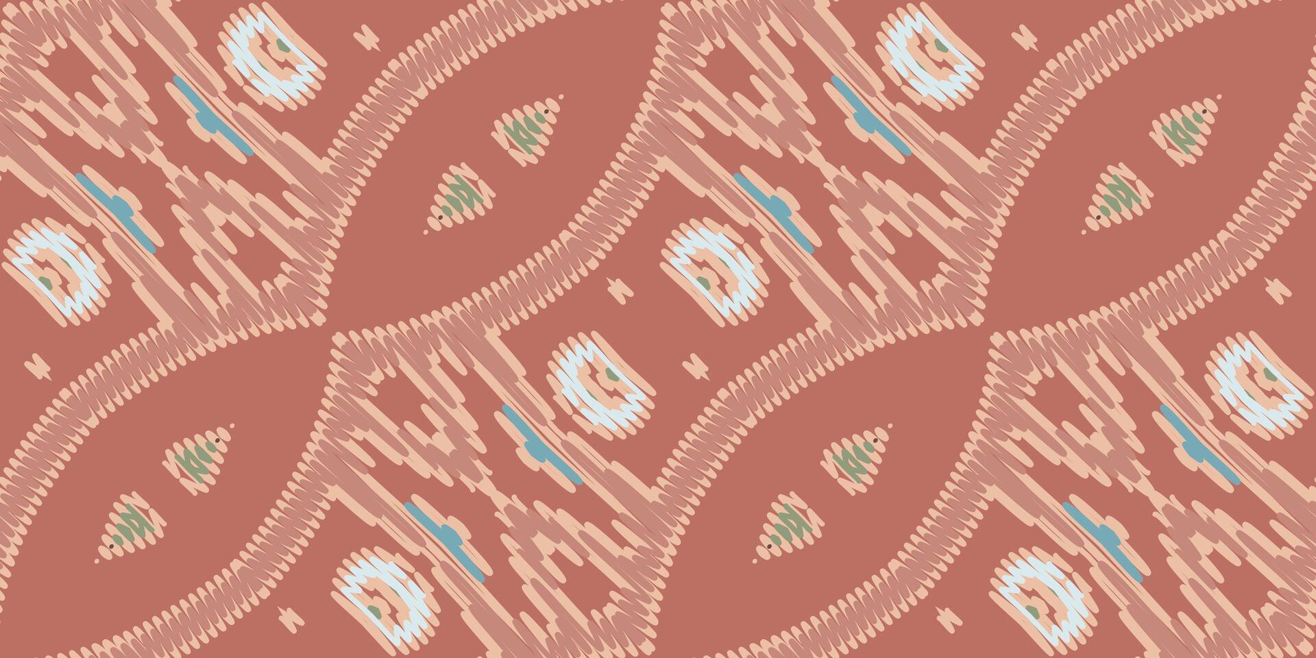 barroco padronizar desatado australiano aborígene padronizar motivo bordado, ikat bordado vetor Projeto para impressão figura tribal tinta em pano patola sari
