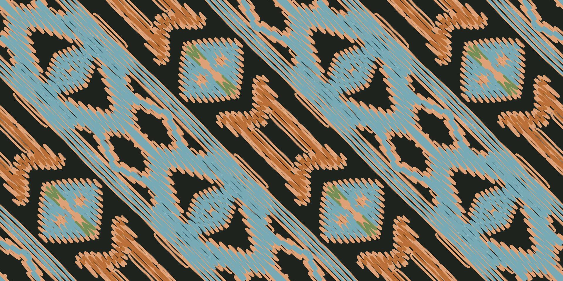 africano ikat paisley bordado. geométrico étnico oriental desatado padronizar tradicional fundo. asteca estilo abstrato vetor ilustração. Projeto para textura, tecido, roupas, invólucro, tapete.