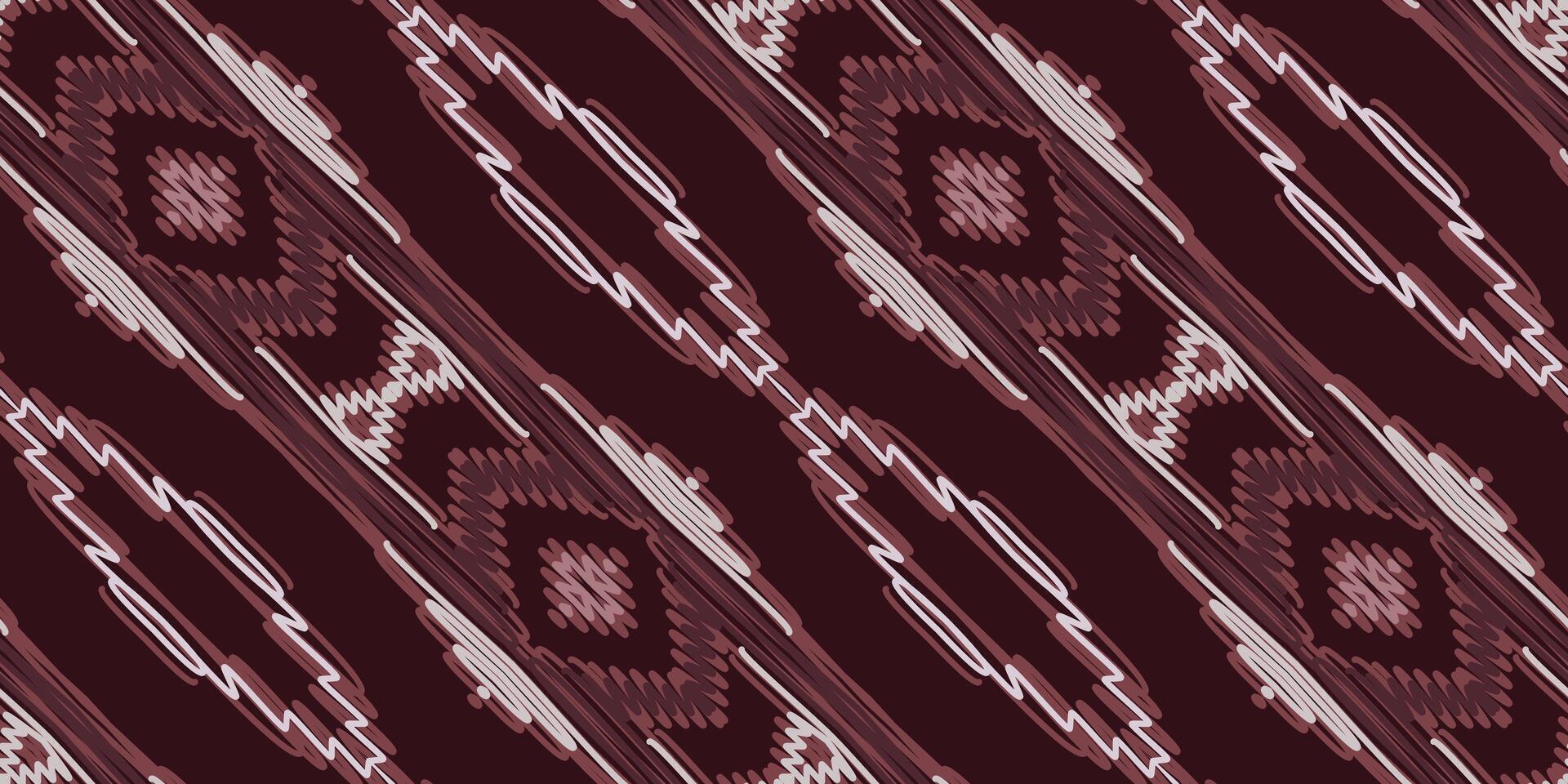 africano ikat paisley bordado. geométrico étnico oriental desatado padronizar tradicional fundo. asteca estilo abstrato vetor ilustração. Projeto para textura, tecido, roupas, invólucro, tapete.