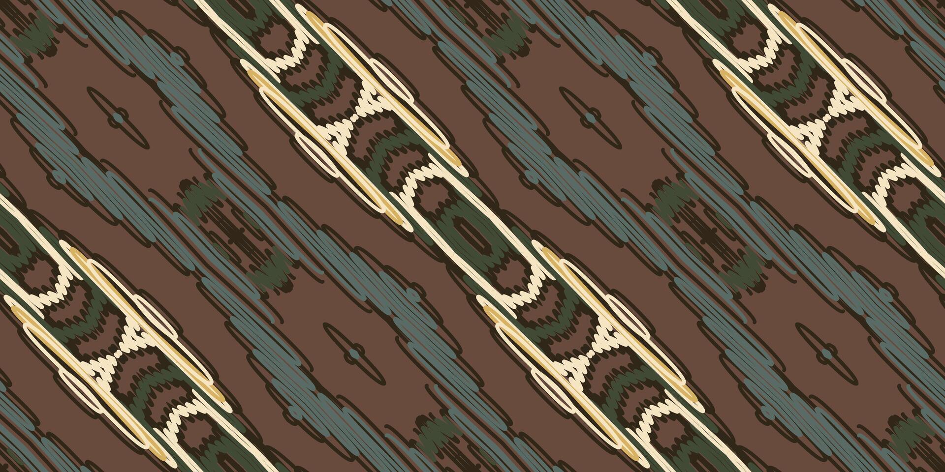 gravata corante padronizar desatado bandana impressão seda motivo bordado, ikat bordado vetor Projeto para impressão indígena arte aborígene arte padronizar floral kurti Mughal fronteira
