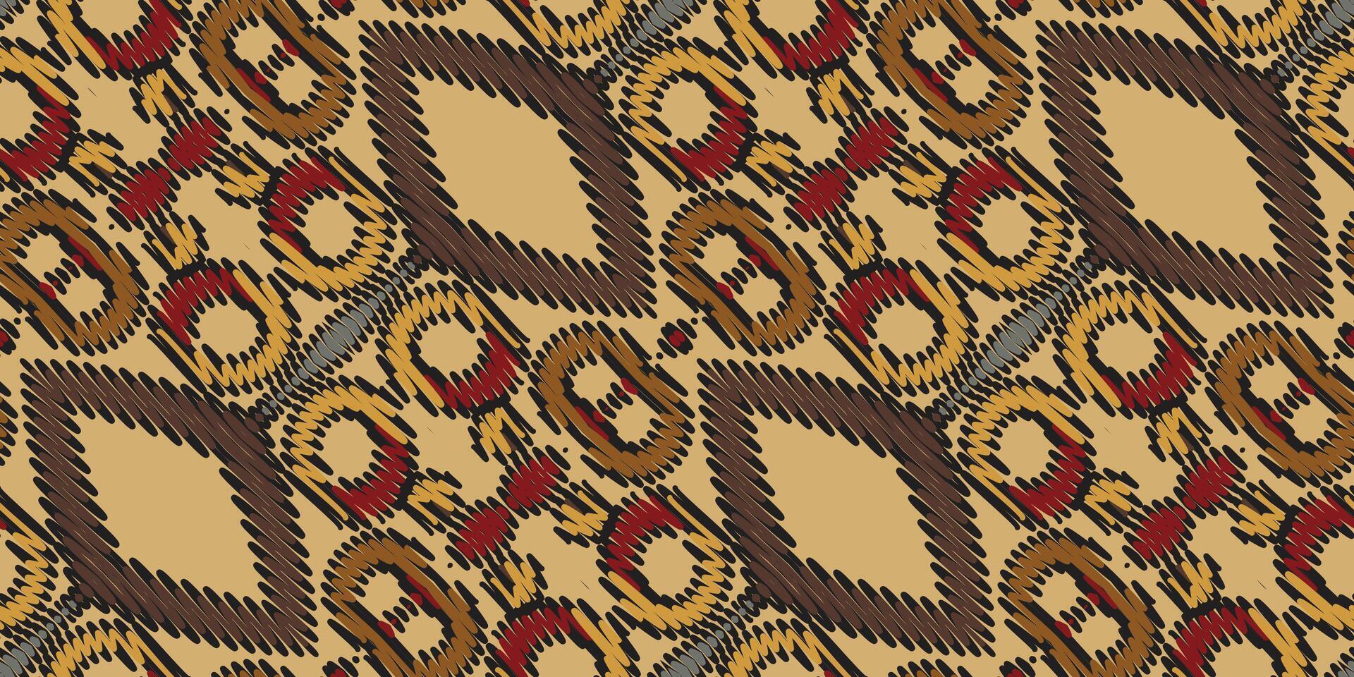 barroco padronizar desatado bandana impressão seda motivo bordado, ikat bordado vetor Projeto para impressão indonésio batik motivo bordado nativo americano Kurta Mughal Projeto