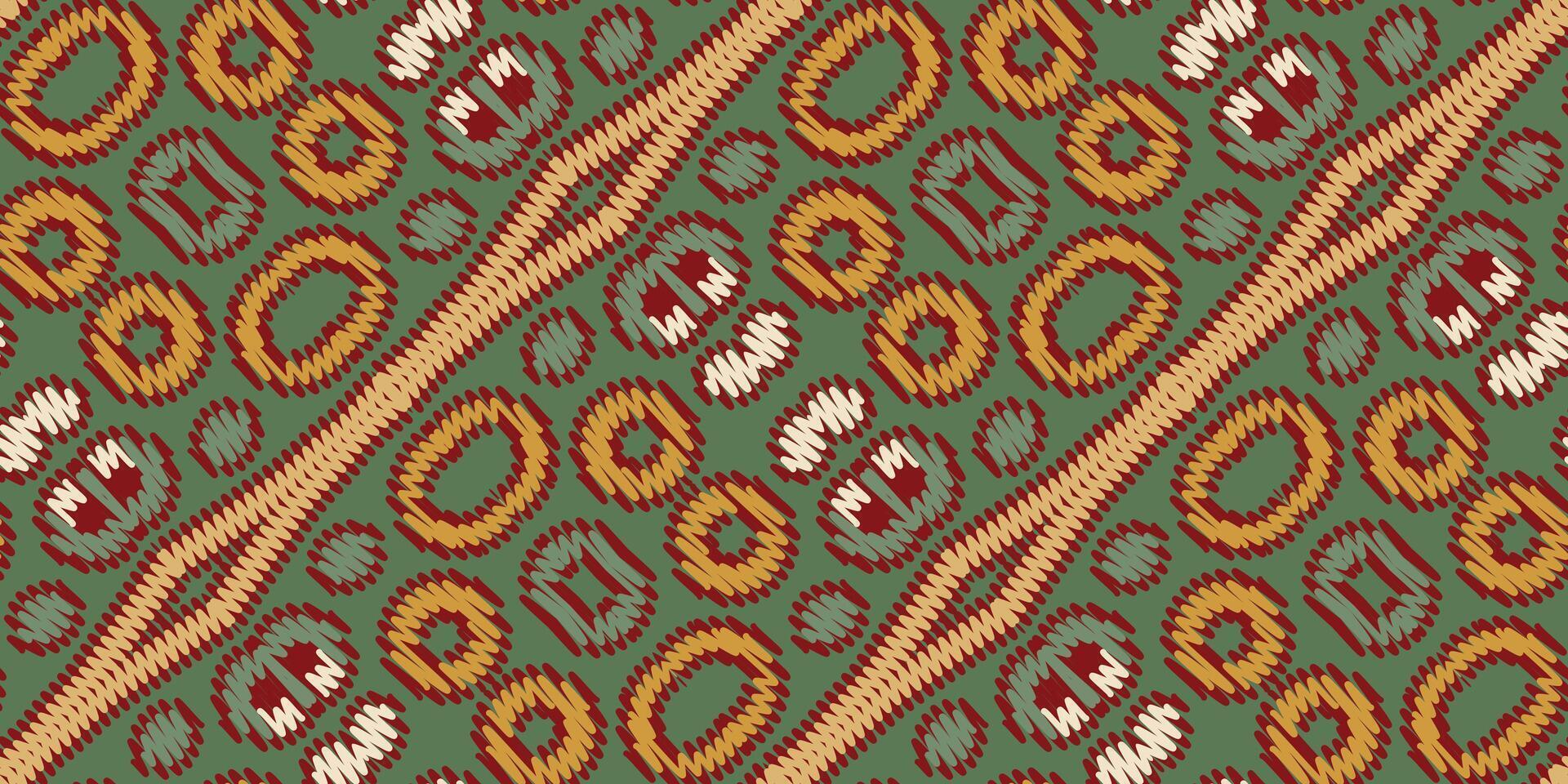 africano ikat paisley bordado. geométrico étnico oriental desatado padronizar tradicional fundo. asteca estilo abstrato vetor ilustração. Projeto para textura, tecido, roupas, invólucro, tapete.