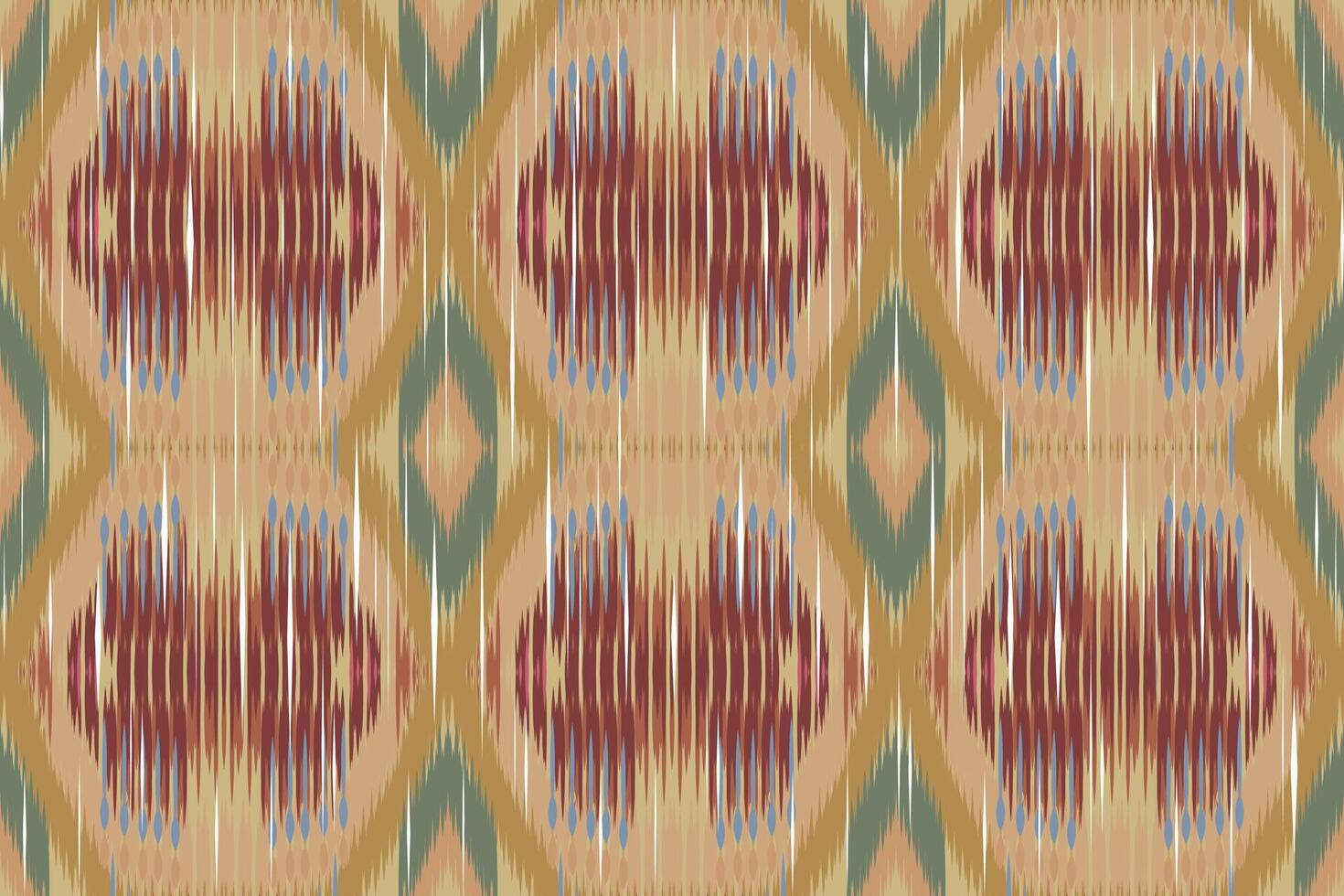 ikat paisley bordado em a tecido dentro Indonésia, Índia e ásia países.geométrico étnico oriental desatado padrão.aztec estilo. ilustração.design para textura,tecido,vestuário,embrulho,tapete. vetor