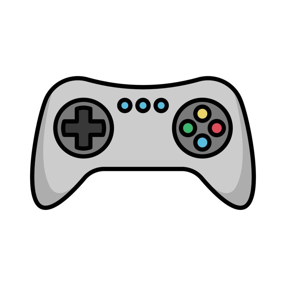 jogos controlador ícone vetor Projeto modelo dentro branco fundo