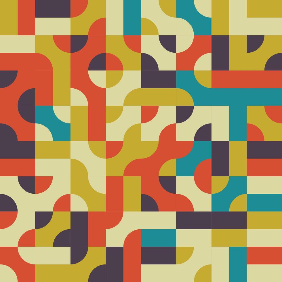 geométrico abstrato textura fundo com colorida formas padronizar vetor