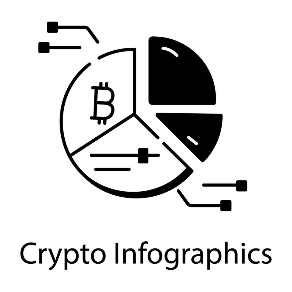 criptografia negociação linha ícone vetor