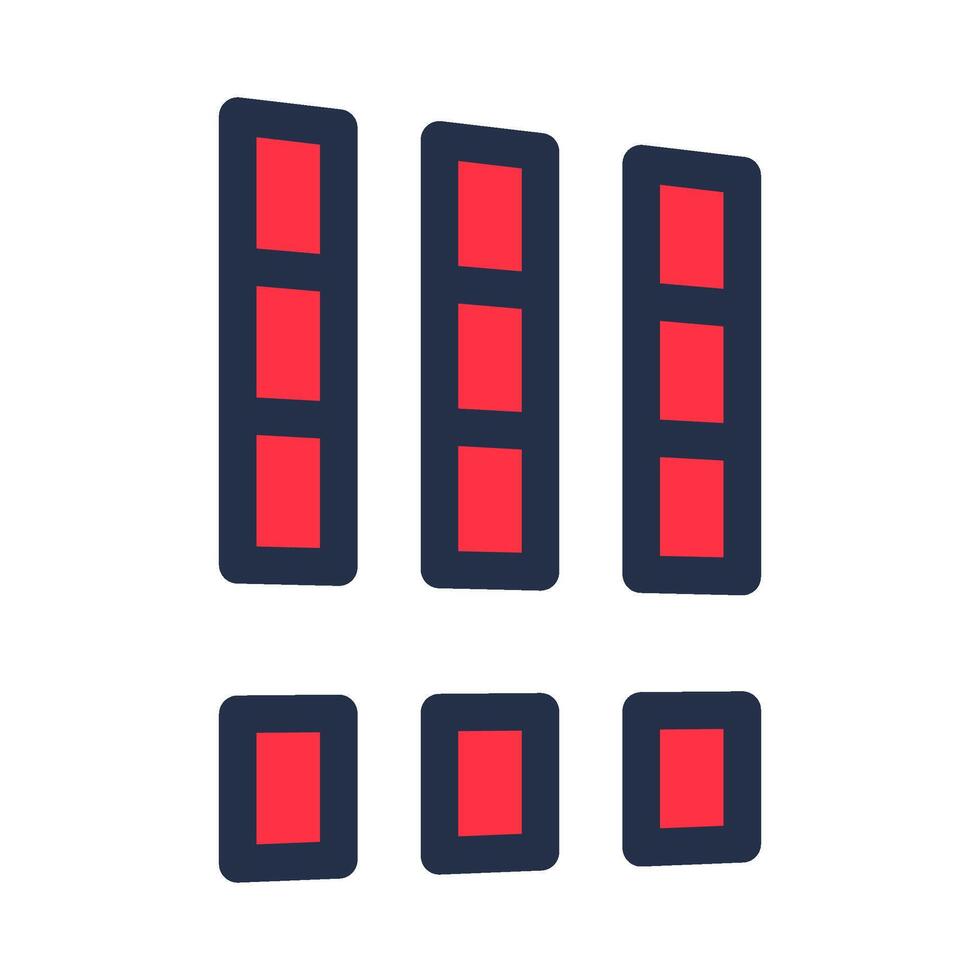 vermelho exclamação marcas pixel cubos vetor