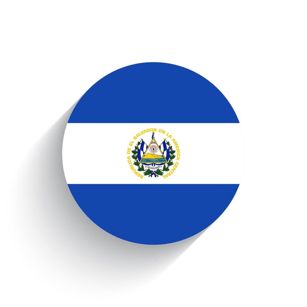 nacional bandeira do el salvador ícone vetor ilustração isolado em branco fundo.