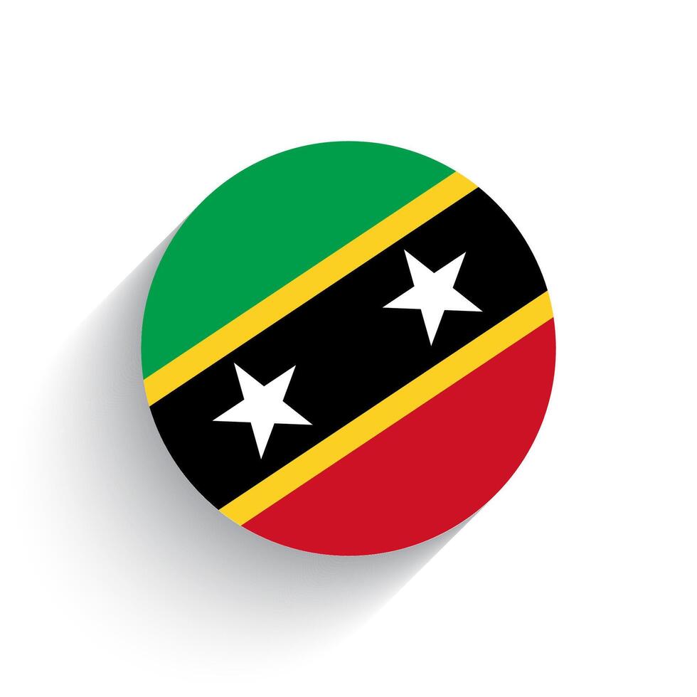 nacional bandeira do santo kitts e nevis ícone vetor ilustração isolado em branco fundo.