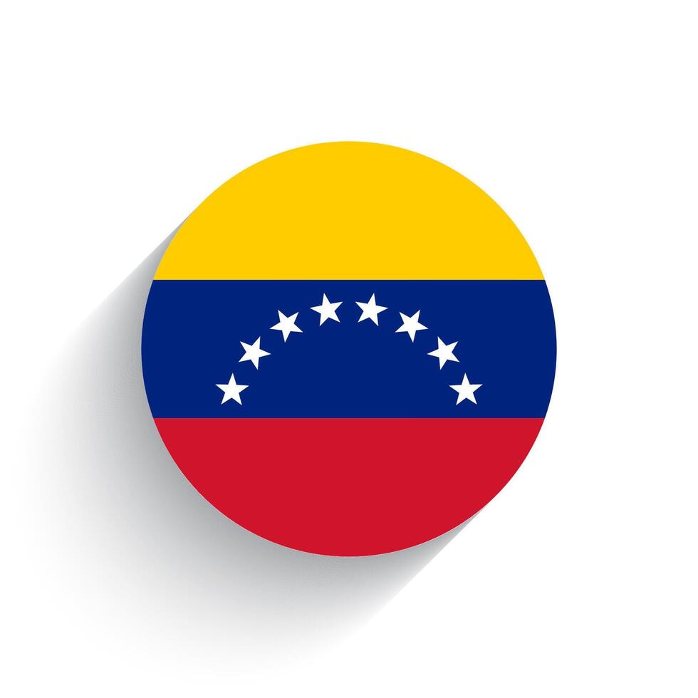 nacional bandeira do Venezuela ícone vetor ilustração isolado em branco fundo.