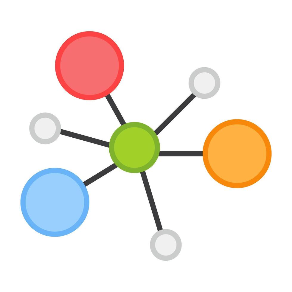 uma plano Projeto ícone do topologia vetor