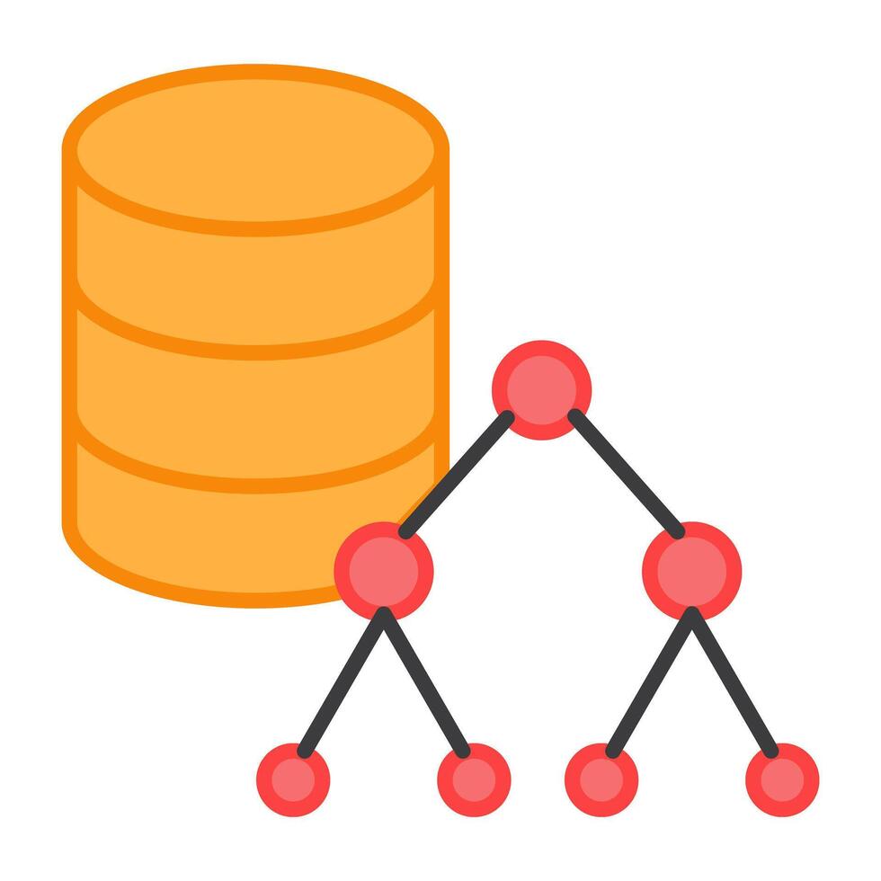 uma plano projeto, ícone do base de dados vetor