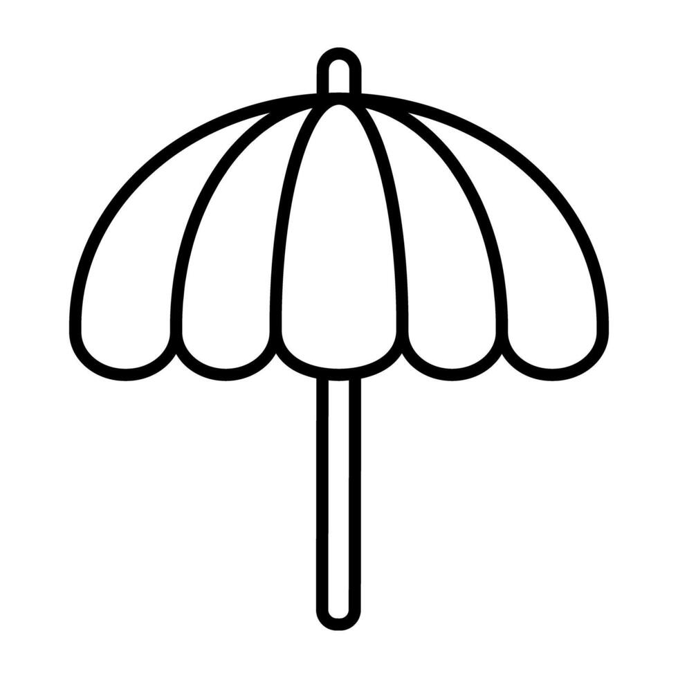uma sombrinha engenhoca, ícone do guarda-chuva vetor