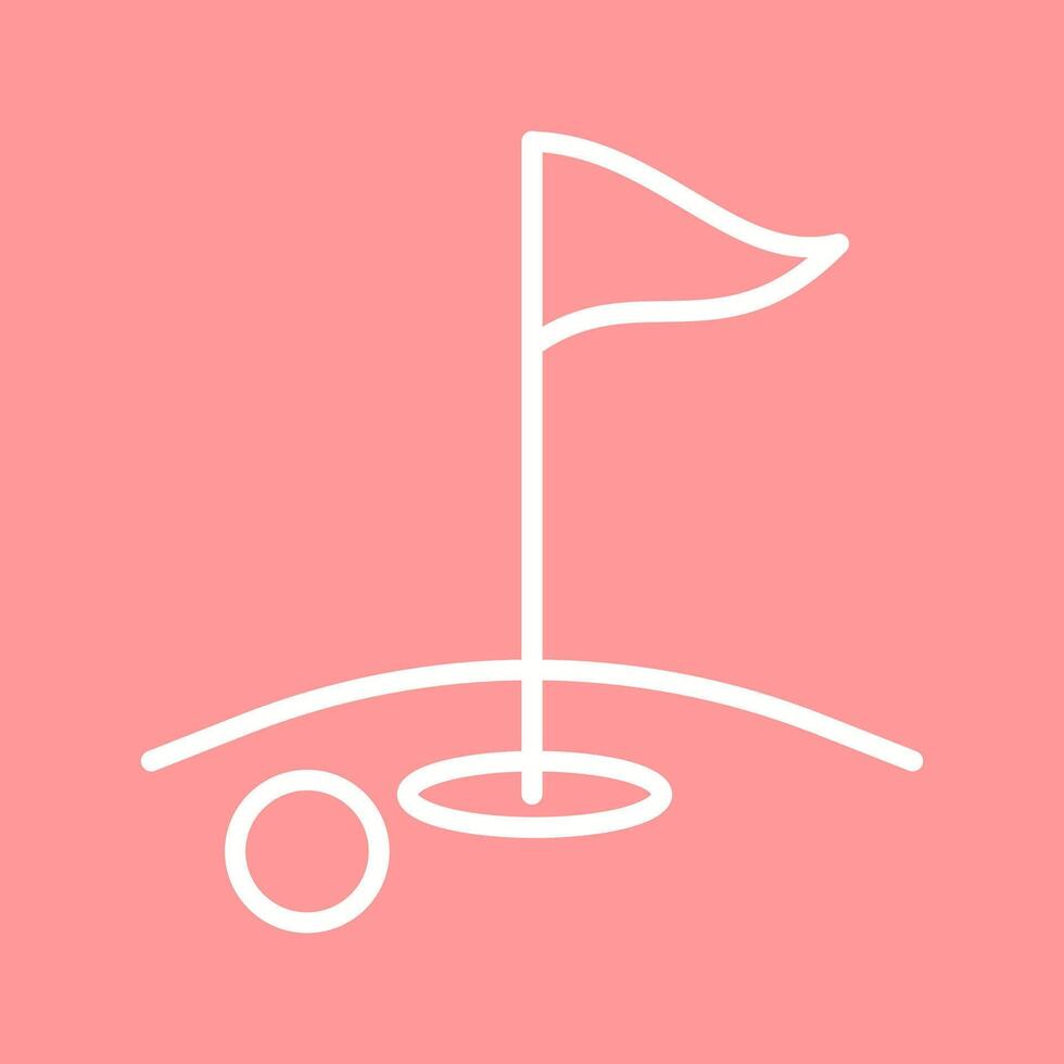 ícone de vetor de golfe