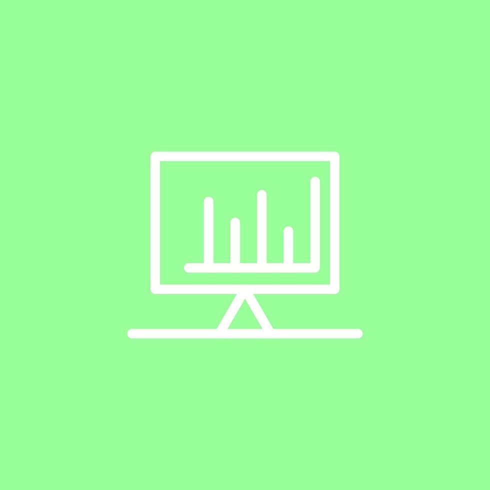 ícone de vetor de gráfico de barras verificado