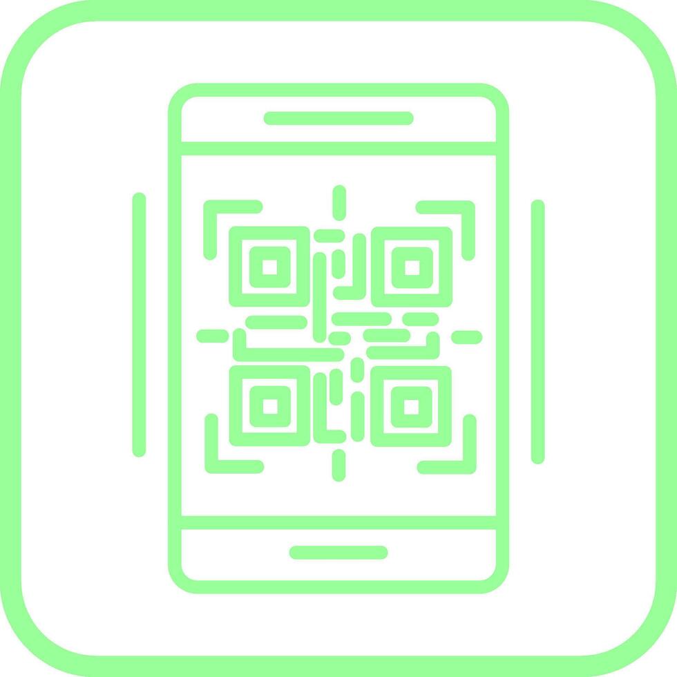 ícone de vetor de código qr