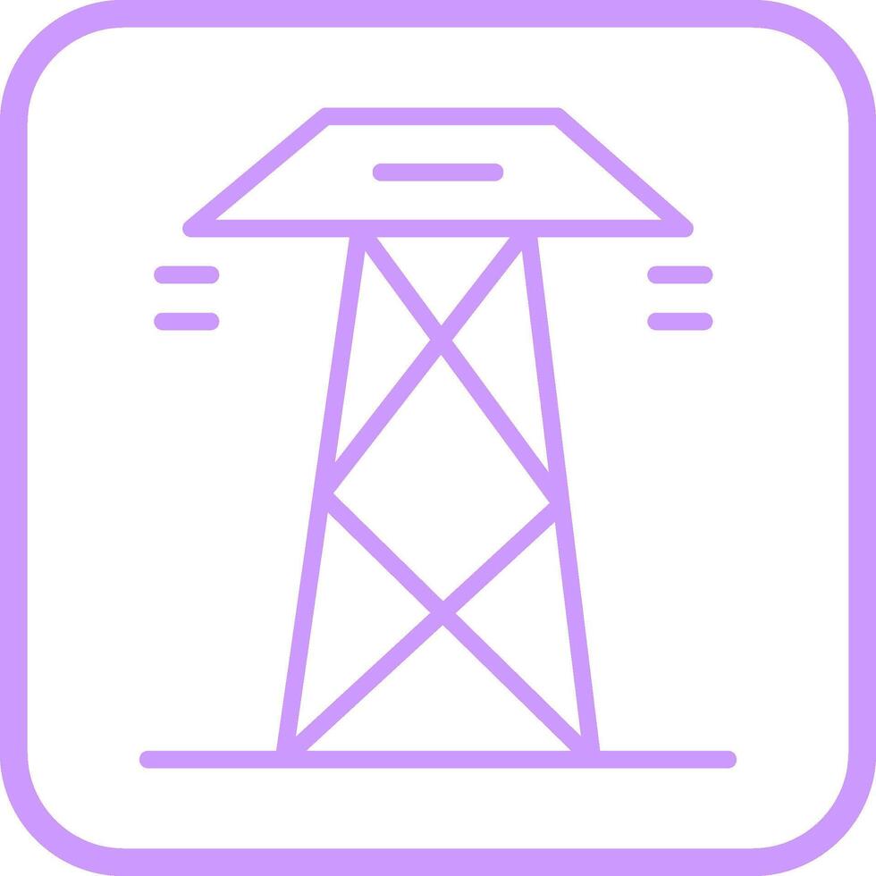 ícone de vetor de linha de energia