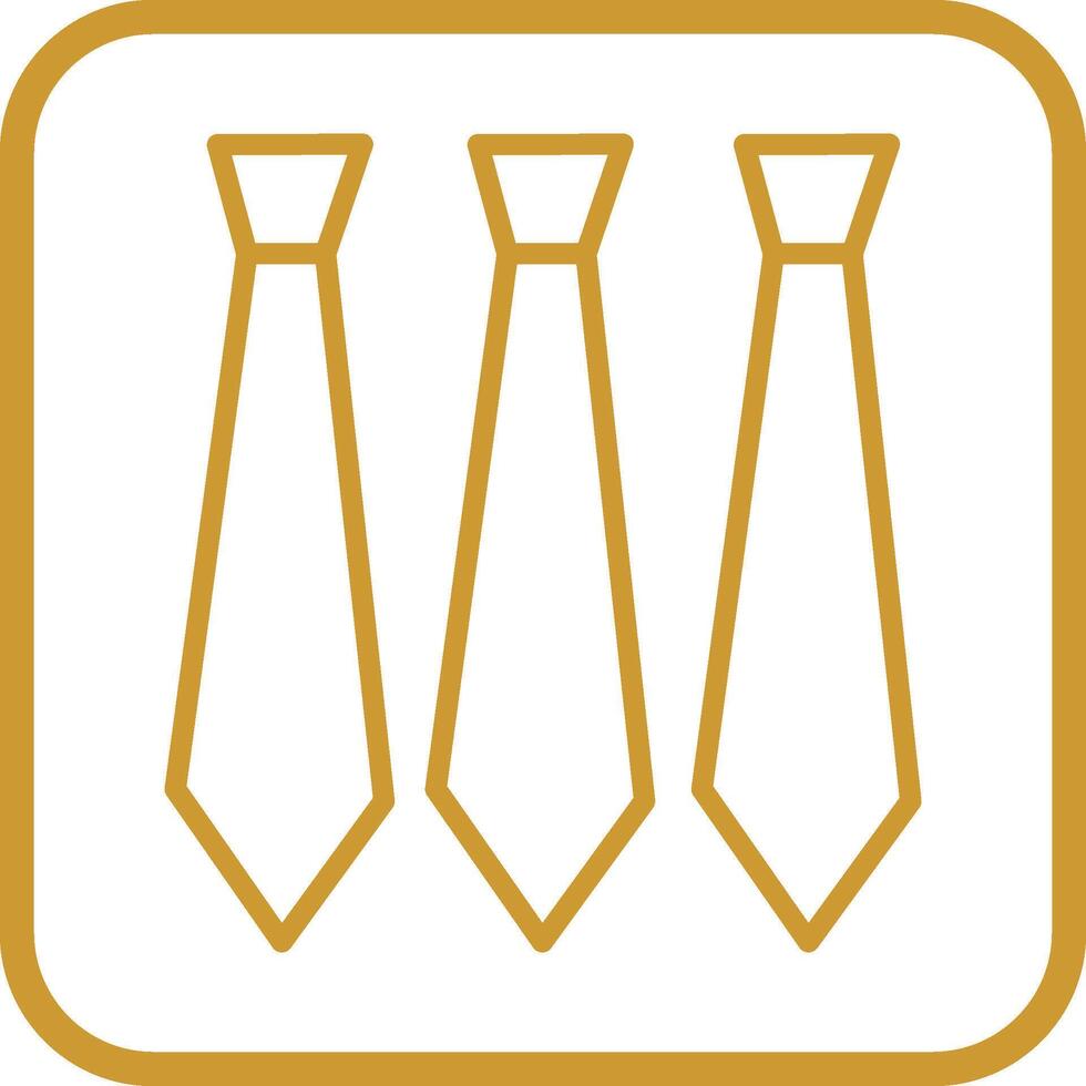 ícone do vetor de três laços