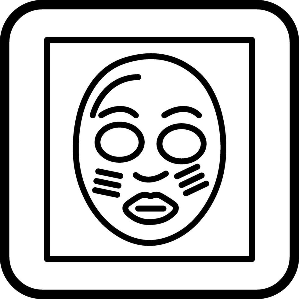 máscara facial vetor ícone