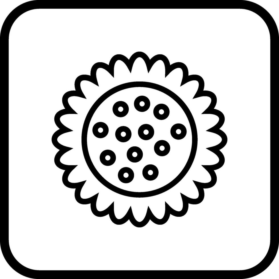 ícone de vetor de girassol