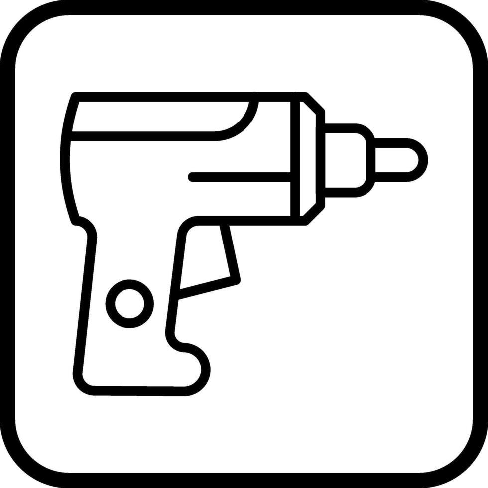 ícone de vetor de máquina de perfuração