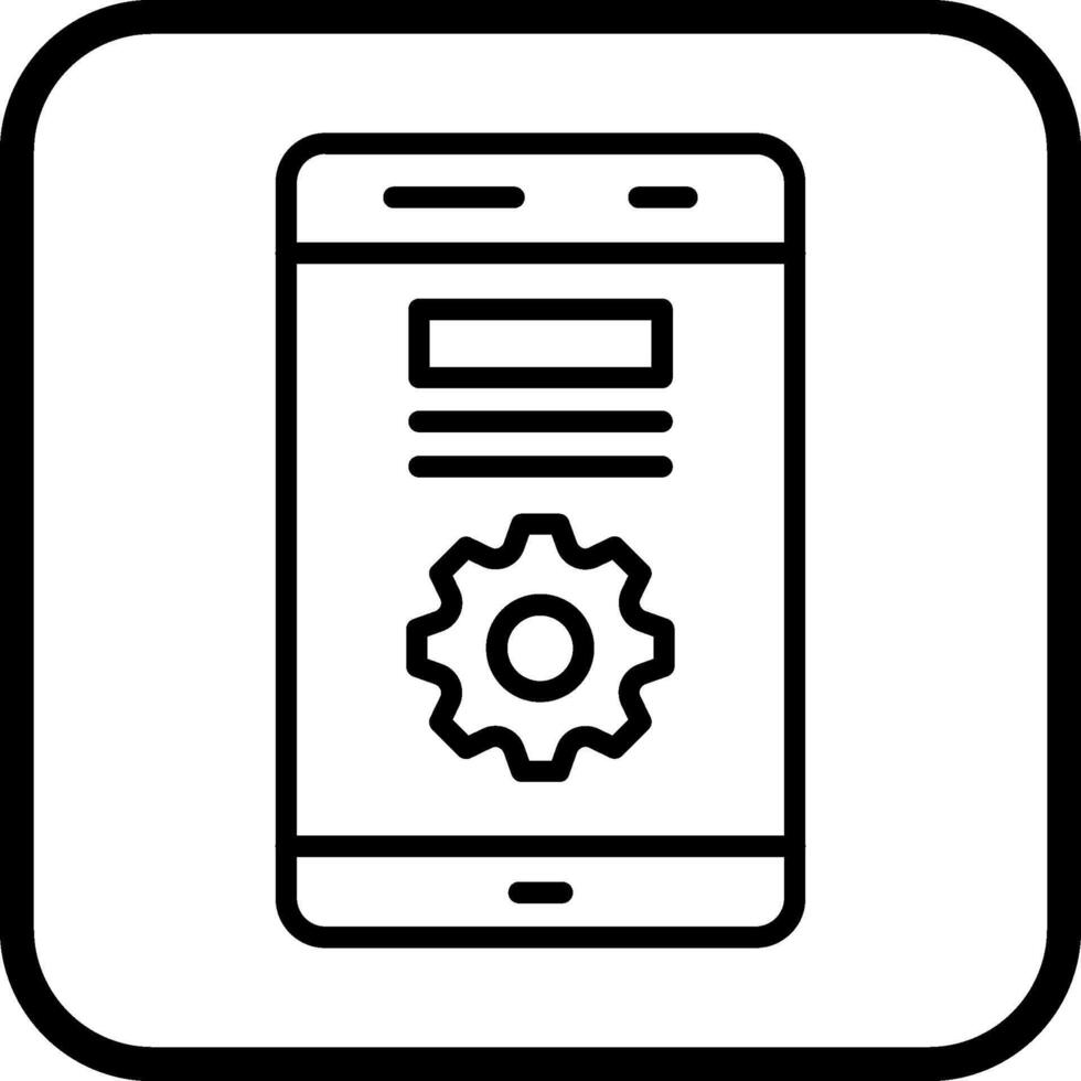 ícone de vetor de configurações