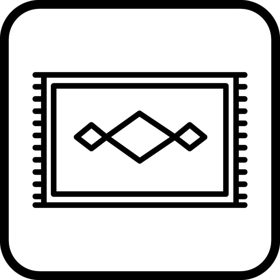 ícone de vetor de tapete