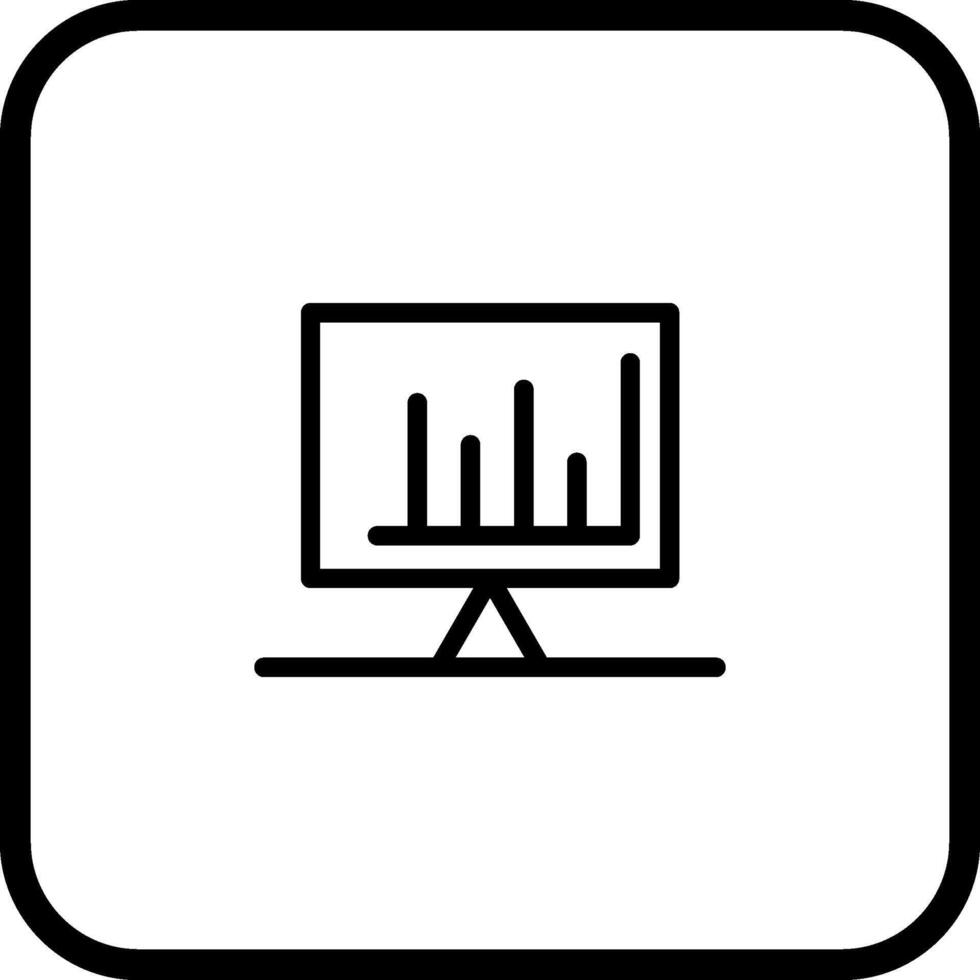 ícone de vetor de gráfico de barras verificado