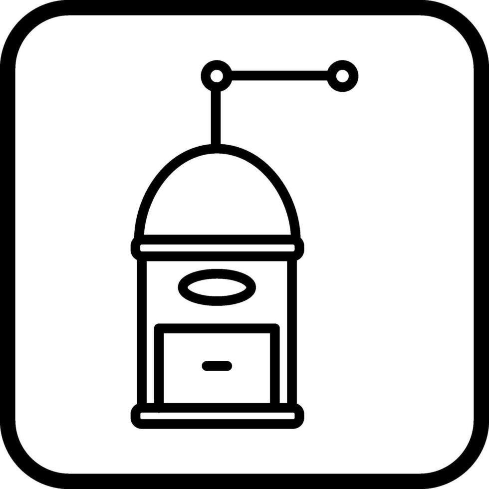 ícone de vetor de moedor de café