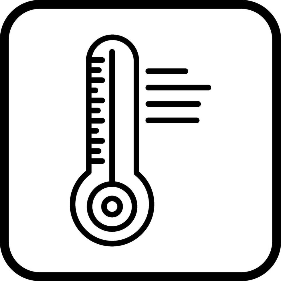 ícone de vetor de temperatura