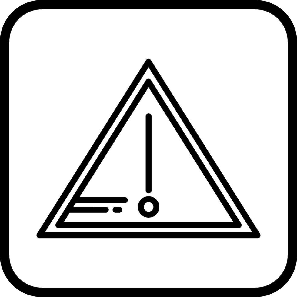 ícone de vetor de perigo