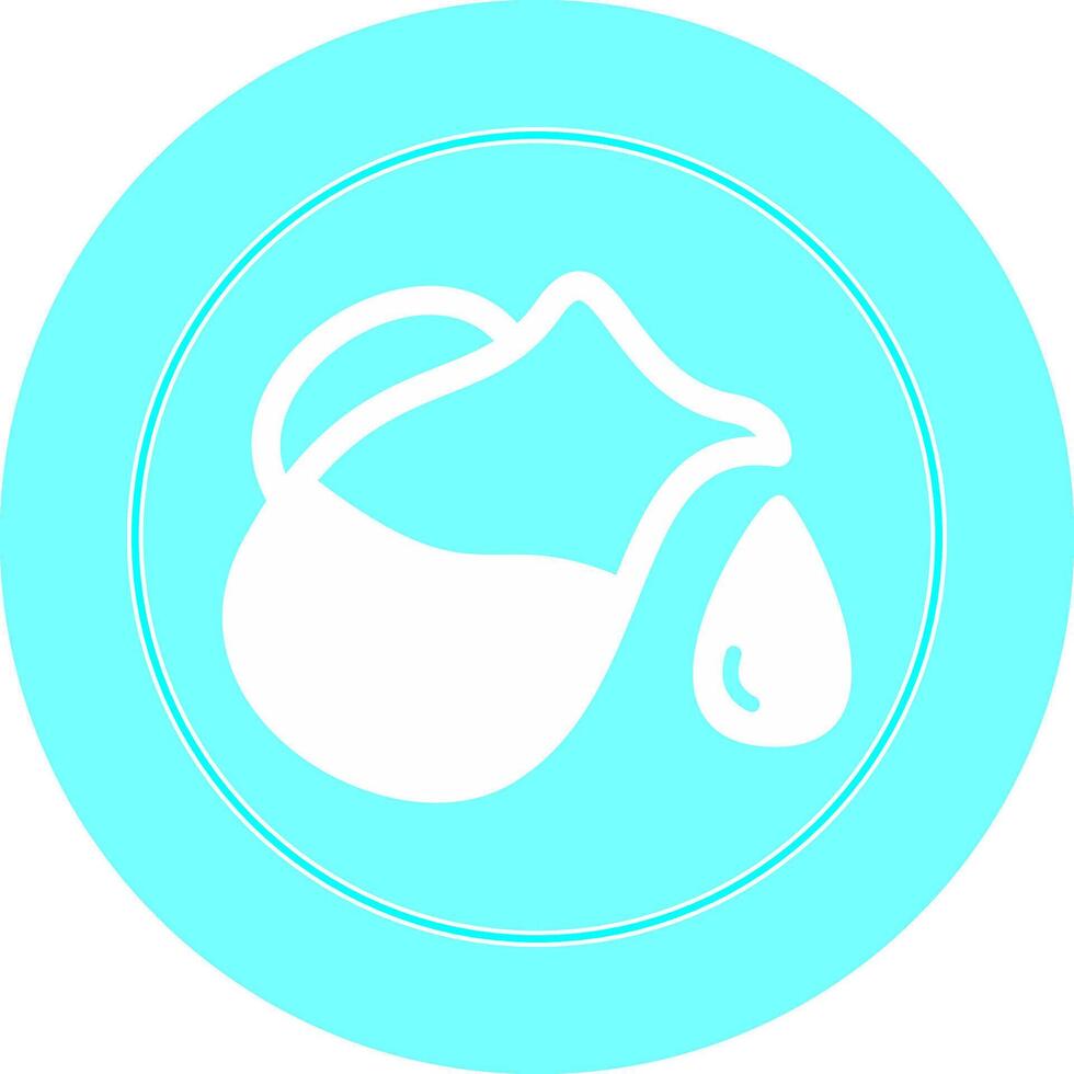 ícone de vetor de jarro de leite