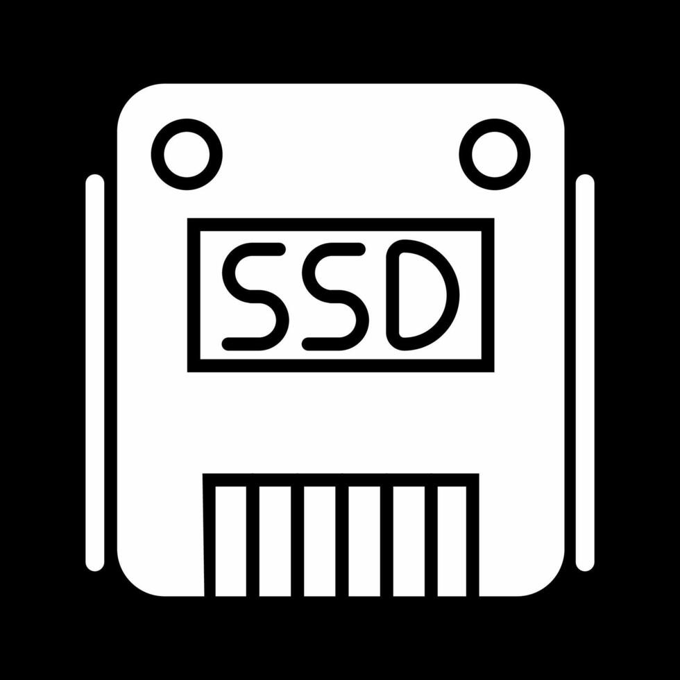 ícone do vetor ssd