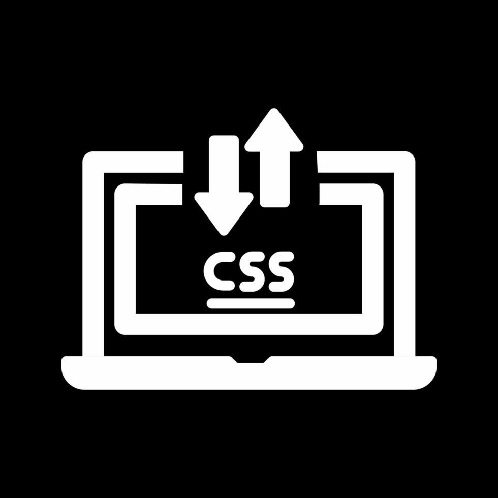 css computador portátil vetor ícone