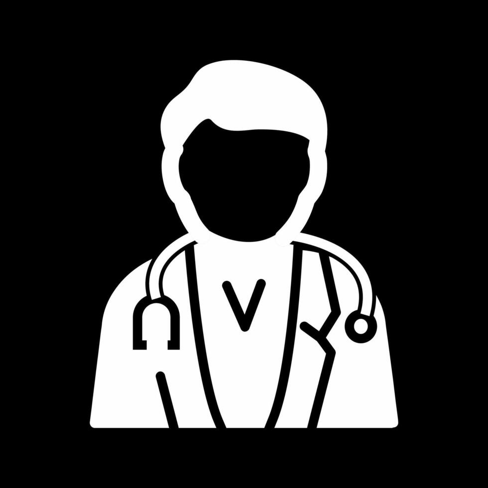 masculino médico vetor ícone